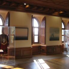 Una de las salas del castillo de Sotomayor