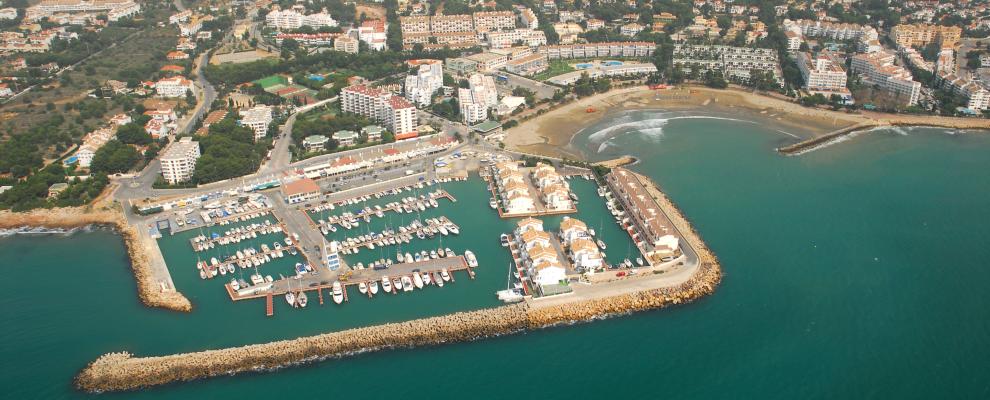 El puerto deportivo de Les Fonts